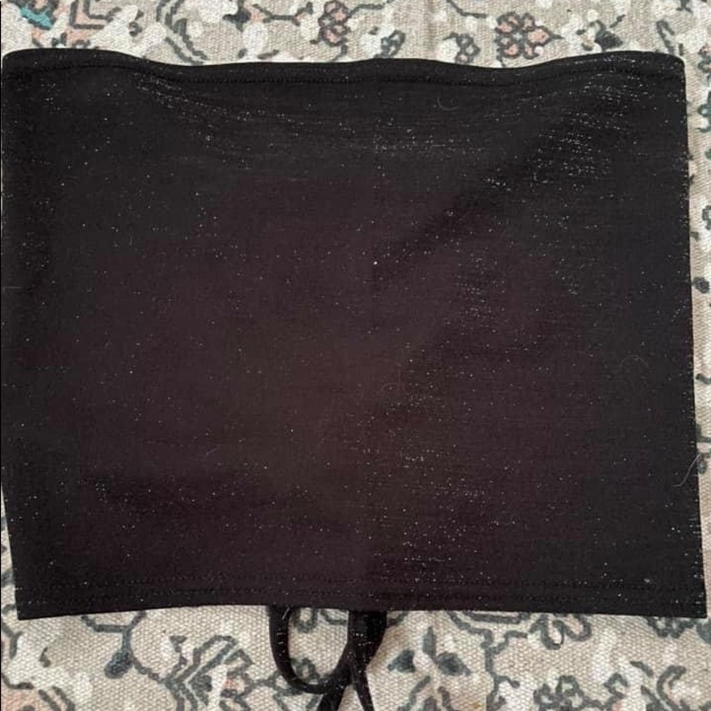 Sparkly black tank top